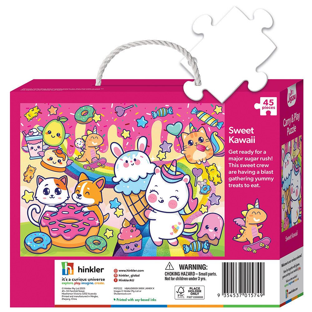 Junior Jigsaw Carry & Play: Sweet Kawaii 45pcs